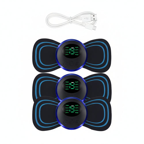 EMS Electric Neck Massager Muscle Massage Stimulator Low Frequency Instrument Back Cervical Calf Patches Joints Relief Body