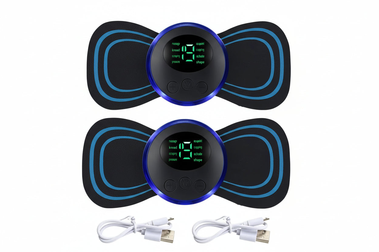 EMS Electric Neck Massager Muscle Massage Stimulator Low Frequency Instrument Back Cervical Calf Patches Joints Relief Body